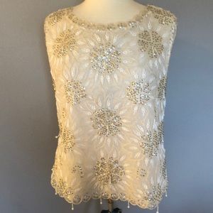 Beaded vintage camisole